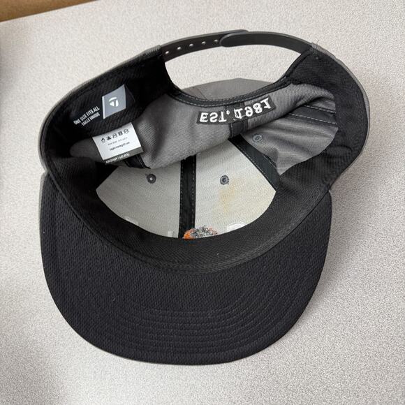 Taylormade Golf Hat Cap Gray Strapback Kiawah Island Ocean Course Preppy Sport * - Picture 10 of 11